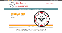 Desktop Screenshot of fourthavesupermarket.com